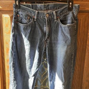 Levi's Jeans Men's 32x32 Blue 514 Slim Straight Whisker Zip Fly Denim Jeans
